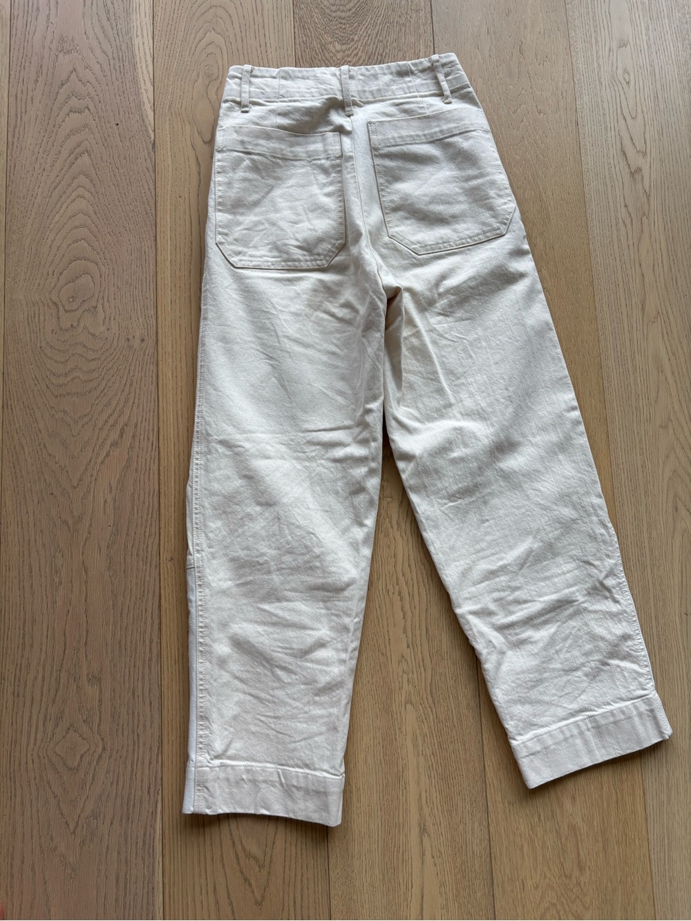 Micaela Greg Seamed Jean Ivory Patch XS - Picture 7 of 8